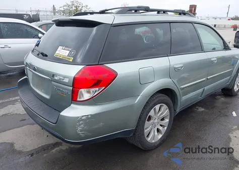 2009 Subaru Outback 2.5I Limited from USA, damaged, VIN 4S4BP66C997346377